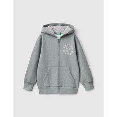 Толстовка UNITED COLORS OF BENETTON, размер 140, серый