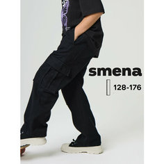 Джинсы SMENA Весна-Лето 2025, размер 140/72, черный Смена