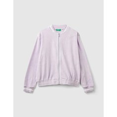 Толстовка UNITED COLORS OF BENETTON, размер 140, фиолетовый