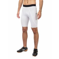 Тайтсы Umbro, размер XXL, белый/белый