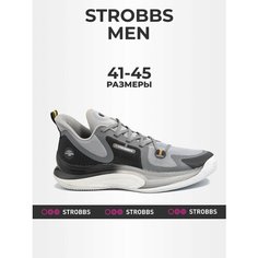 Кроссовки STROBBS, полнота 6 (RU)/ на среднюю стопу, размер 42, серый