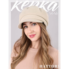 Кепка Hattori для женщин, размер 56-58, молоко