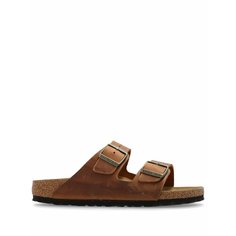 Шлепанцы Birkenstock Arizona, размер 40 Narrow EU, коричневый