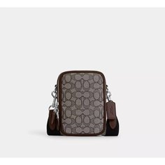 Сумка кросс-боди Coach, фактура зернистая