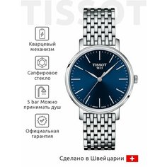 Наручные часы TISSOT T-Classic, синий/серебряный