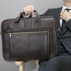 Портфель, коричневый Нет бренда