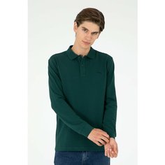 Лонгслив U.S. POLO ASSN., размер L, , темно-зеленый