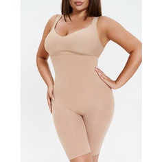 Шорты BODY KULT Утягивающие для коррекции фигуры с высокой посадкой, размер XL/XXL, бежевый