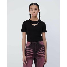Топ Gloria Jeans, размер XS (38-40), черный