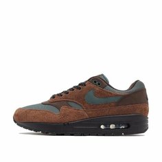 Кроссовки NIKE Air Max 1, полнота 10 (RU)/ на широкую стопу, размер 9.5US, коричневый