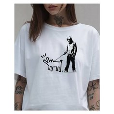 Футболка, размер L, белый Cotton and Ink