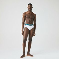 Трусы LACOSTE, размер TL, белый/серый/черный