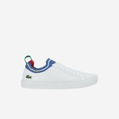 Кеды LACOSTE, размер T35, белый/голубой