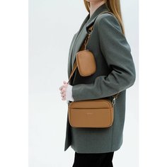 Сумка кросс-боди , коричневый Нет бренда