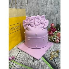 Шапка для детей, размер ONESIZE, светло-фиолетовый Daisyshop
