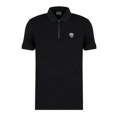 Поло EA7 EMPORIO ARMANI, размер XL, черный