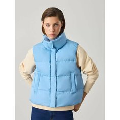 Жилет JUST CLOTHES, размер 50, голубой