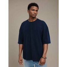 Футболка GOLDUSTIM, 1 шт., размер M, темно-синий/синий