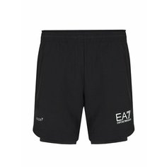 Шорты EA7 EMPORIO ARMANI, размер XL, черный