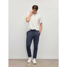 Брюки спортивные JUST CLOTHES, размер XXL, темно-синий