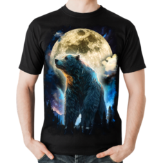 Футболка MONTES, размер 58/60, Голубая