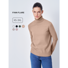 Джемпер FINN FLARE Лонгслив, размер S(170-88-94), , бежевый