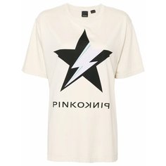 Футболка Pinko, размер S, серебристый