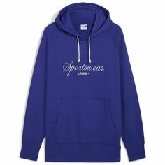 Толстовка PUMA, размер S, , фиолетовый