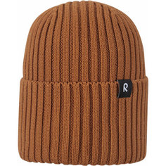 Шапка бини Reima Beanie для девочек, размер 48, коричневый