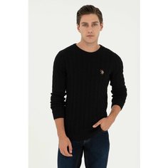 Джемпер U.S. POLO ASSN., размер L, , черный