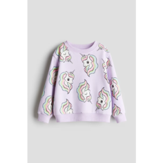Свитшот H&M, размер 122/128, лиловый