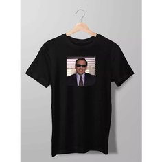 Футболка Futbolkoff сериал офис, размер 7XL, черный