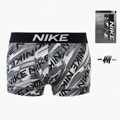 Трусы NIKE Essential Micro, размер M, белый, черный, серый