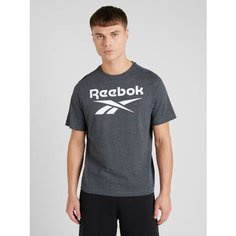 Футболка спортивная Reebok IDENTITY STACKED LOGO, 1 шт., размер XL, темно-серый