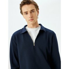 Свитшот KOTON, размер XXL, , синий