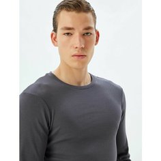 Лонгслив KOTON, размер XL, , серый