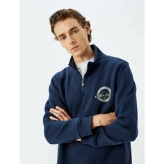 Свитшот KOTON, размер M, , синий