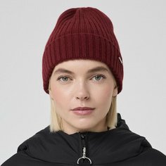 Шапка Lee Cooper для женщин, размер One Size, бордовый