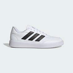 Кеды adidas Courtblock, размер 9 UK, cloud white/core black/cloud white