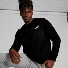 Свитшот спортивный PUMA Small Logo Crew, размер S, , чёрный