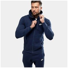 Толстовка спортивная NIKE Club, размер L, , синий