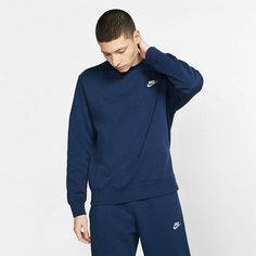 Свитшот спортивный NIKE NSW CLUB CRW BB HOODIE, размер S, , midnight navy