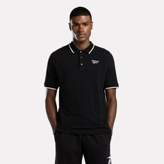 Поло спортивное Reebok Identity Small Logo, размер M, черный