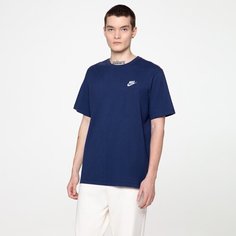 Футболка спортивная NIKE Club, размер XL, blue