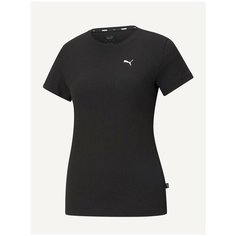 Футболка спортивная PUMA ess small logo, размер XS, black