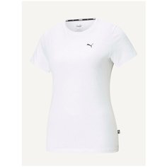 Футболка спортивная PUMA ess small logo, размер S, white