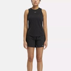 Майка спортивная Reebok Running Speedwick, размер XS, черный
