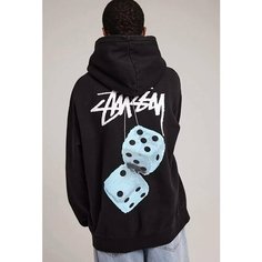 Худи Stussy, размер L, , черный
