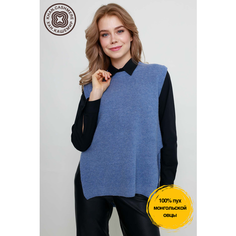 Жилет KHAN Cashmere, размер 2XL, лавандовый