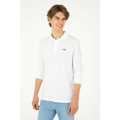 Лонгслив U.S. POLO ASSN., размер L, , белый